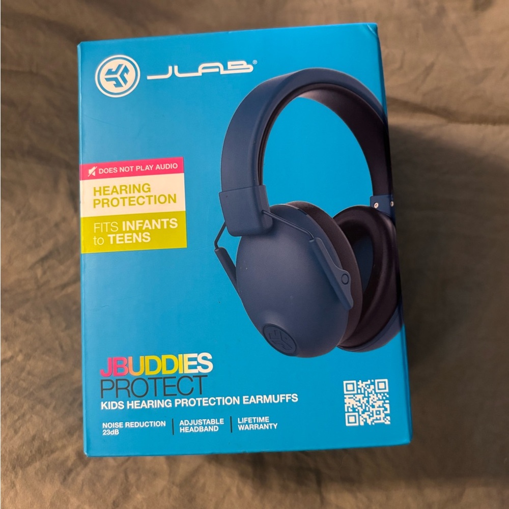 JLab JBuddies Protect Kids Hearing Protection Earmuffs - Blue